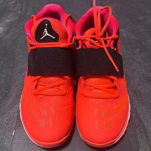 Jordan Flex Trainer 2 Low Mid Sneakers Infrared 23/White/Black Size 9 Pre-Owned